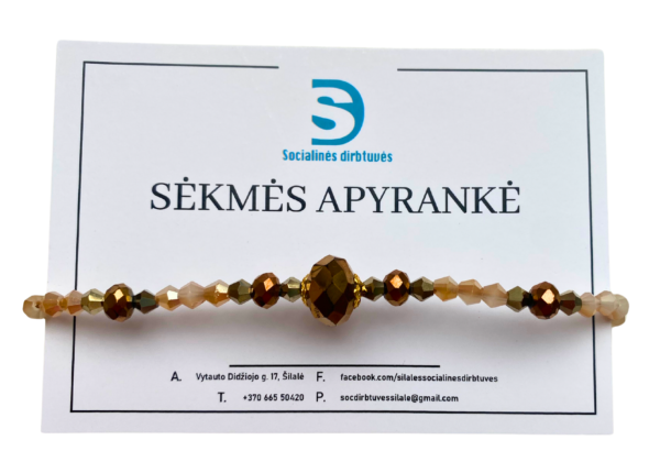 geltona juoda apyrankė
