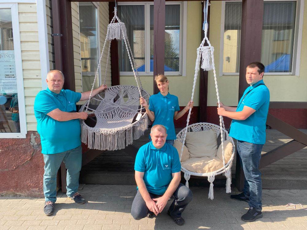 Mugės dalyviai